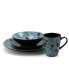 Floral Accents Dinnerware Set of 16 Pieces