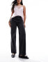 Vero Moda high rise wide leg jeans in black wash