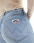 Wrangler flared jeans in light blue with front pockets