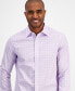 Men's Yale Regular-Fit Stretch Medallion-Print Button-Down Shirt, Created for Macy's