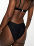 South Beach mix and match V bikini bottom in black