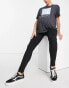 ASOS DESIGN Maternity skinny jean with over bump in black