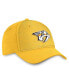 Men's Gold Nashville Predators Authentic Pro Rink Flex Hat