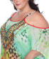 Plus Size Sheer Maxi Caftan