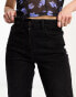 COLLUSION x005 mid rise straight leg jean in black