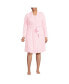 Plus Size Cooling Robe with Piping