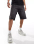 Jack & Jones ron skater fit denim shorts in washed black