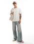 JJ Rebel oversized t-shirt in beige