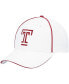 Men's White Temple Owls Take Your Time Snapback Hat