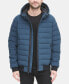 Men's Quilted Hooded Bomber Jacket