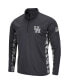 Men's Charcoal Houston Cougars OHT Military-Inspired Appreciation Digi Camo Quarter-Zip Jacket