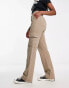 ASOS DESIGN slim cargo with pockets in sand