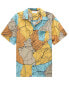 Rta Silk Print Shirt Men's