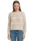 Petite Cotton Textured Pointelle Sweater