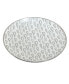 Mosaic Gold- Silver Tone Canape Plates Set of 6