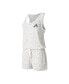 Women's Cream Atlanta Braves Montana Hacci Knit Romper