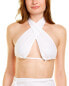 Ow Intimates Crete Linen-Blend Halter Top Women's White Xs