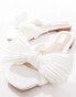 Be Mine Bridal Bowie flat sandals in ivory