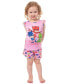 Toddler Girls Gekko Cat Owlette Team Awesome Sleep Pajama Sleep Set Shorts