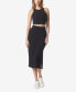 Women's Vented Midi Skirt