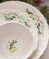 French Perle Berry Holiday Dinner Plates, Set of 4