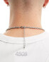 Faded Future rope chain necklace in silver