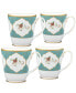 Lodi's Morning 12.5 Oz Mugs, Set of 4