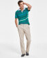 Мужские брюки Nautica Classic-Fit Stretch Solid Flat-Front Chino Deck Pants