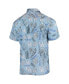 Men's Light Blue Kentucky Wildcats Vintage-Like Floral Button-Up Shirt