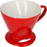 Melitta Melitta porcelanowy dripper do kawy 1x4 - Czerwony