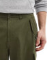 ONLY & SONS loose fit utility cargo with cuff in khaki