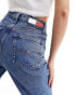 Tommy Jeans Julie high rise straight leg jeans in mid wash