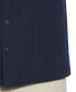 Men's Textured One-Tuck Panel Short Sleeve Button-Down Shirt