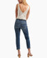 Boyfriend Mid Rise Slim Leg Jeans