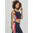 URBAN CLASSICS Stripe Zip Crop sleeveless T-shirt