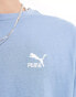 Puma Classics oversized t-shirt in blue