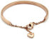 Romantic bronze bracelet with a heart KBS-151