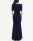 Ruched A-Line Gown