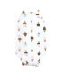 Baby Girls Cotton Sleeveless Bodysuits Ice Cream Truck