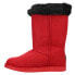 Juicy Couture JKaylin Pull On Round Toe Womens Red Casual Boots J-KAYLIN