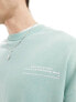 COLLUSION STUDIOS sweatshirt in teal wash co-ord