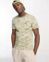 Barbour Beacon slim fit t-shirt in camo