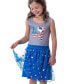 Girls Snoopy Joe Cool USA Love Tank Nightgown Pajama