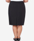 Plus Size Classic Stretch Waist Skirt