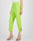 Petite High-Rise Tapered Side-Slit Pants, Created for Macy's