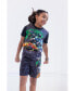 Boys Pullover Pajama Shirt and Shorts Sleep Set to Grave Digger El Toro Loco Megalodon