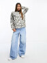 In The Style exclusive knitted jumper in leopard print