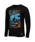 Men's Black Charlotte FC Papel Picado Long Sleeve T-shirt