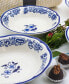 Blue Garden 16 Piece Hand-painted Dinnerware Set