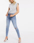 Mango ripped knee jeans in blue